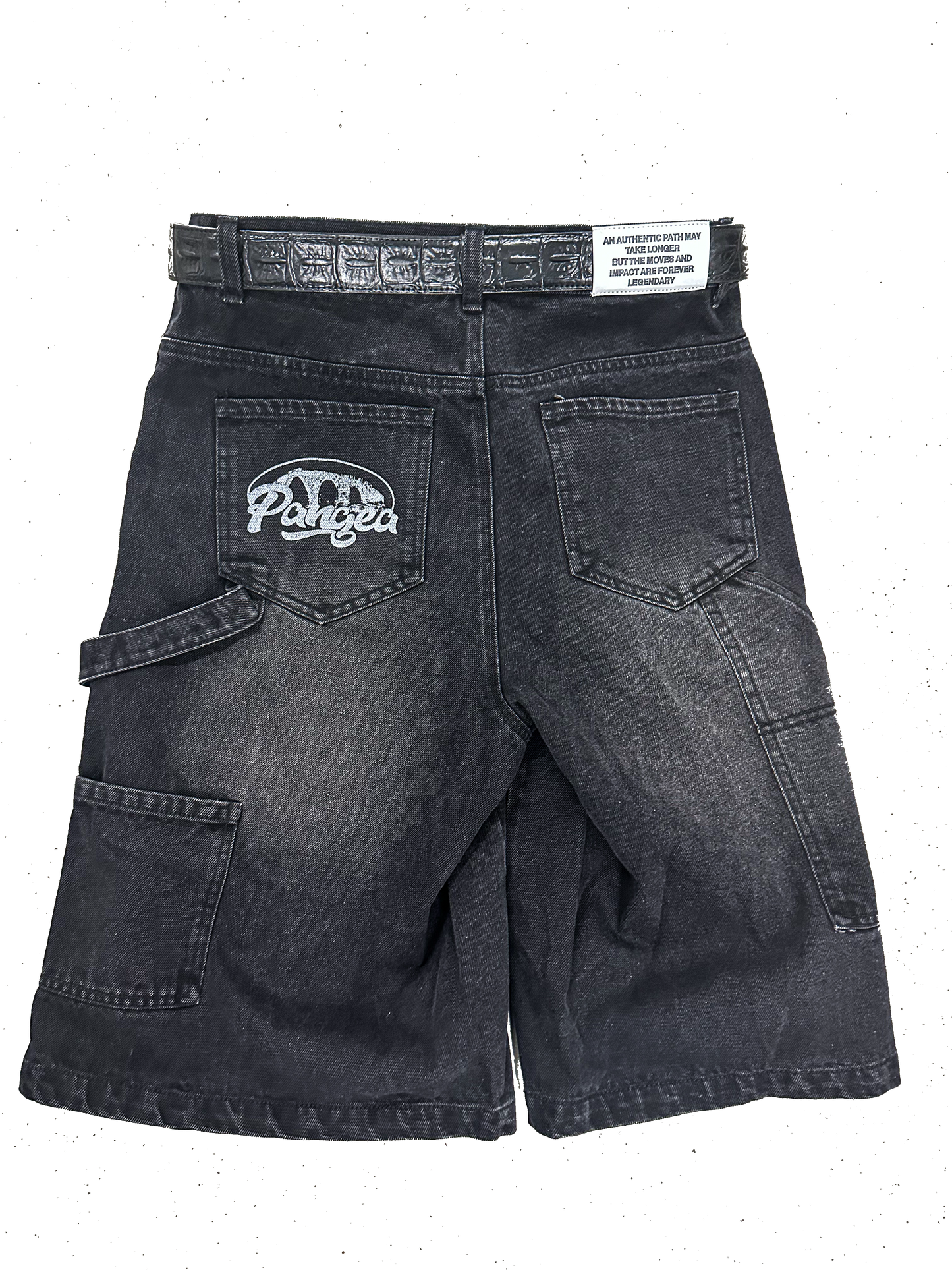 Pangea Black Denim “Finesse” Jorts