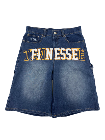 Pangea Denim Blue “Finesse” Jorts