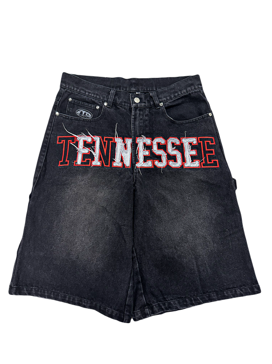 Pangea Black Denim “Finesse” Jorts
