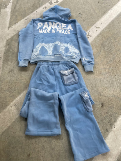 Pangea Bridge logo Flare Pants