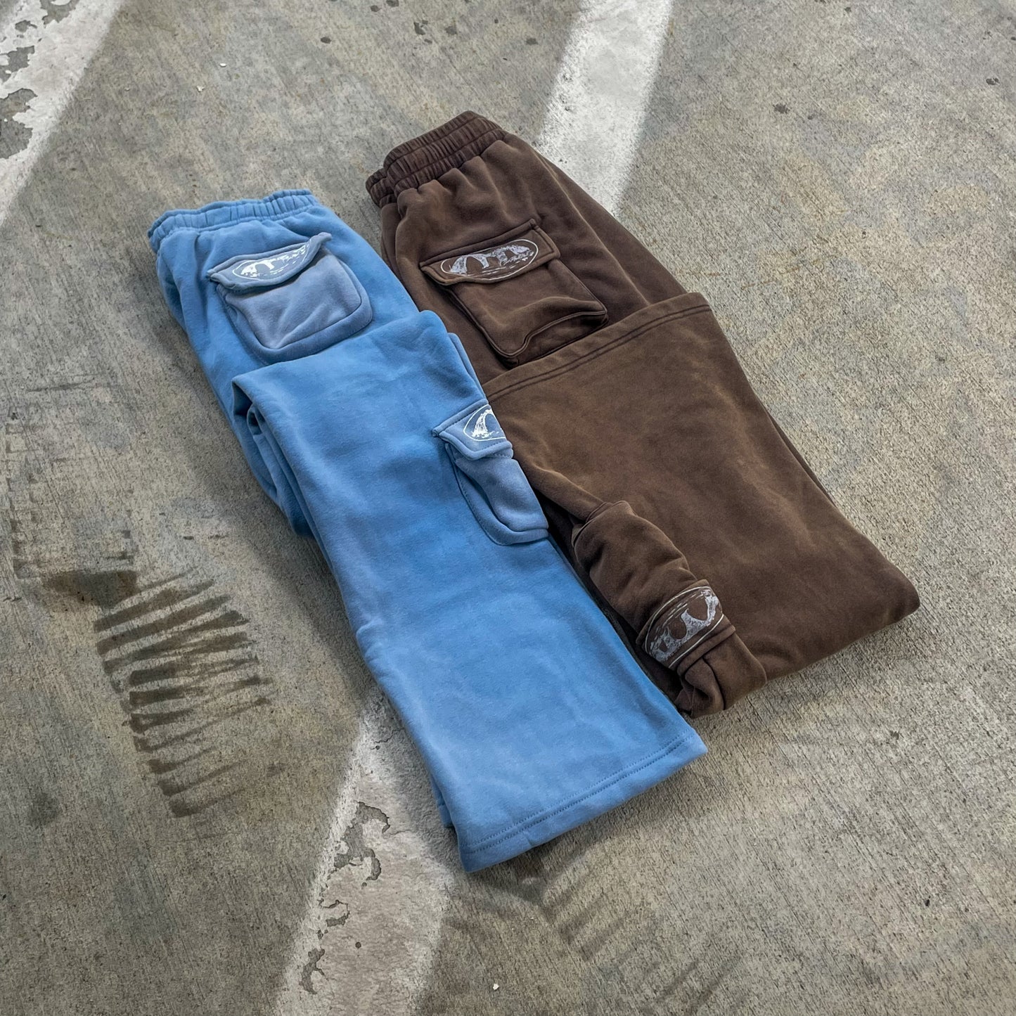 Pangea Bridge logo Flare Pants